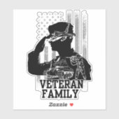 Sticker Famille d'anciens combattants (Feuille)