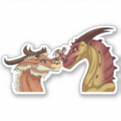Sticker Famille des Dragons (Devant)