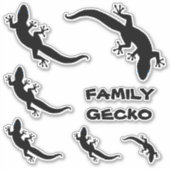 STICKER FAMILLE GECKO (Devant)