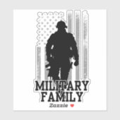 Sticker Famille militaire (Feuille)