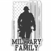 Sticker Famille militaire (Devant)