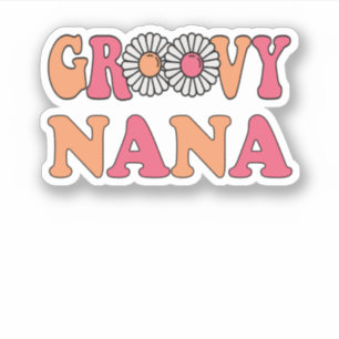 Sticker Famille Retro Super Nana Matching