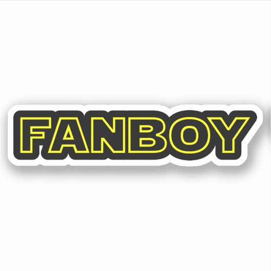 STICKER FANBOY (Devant)