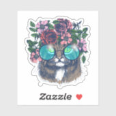 Sticker Fancy Maine Coon (Feuille)