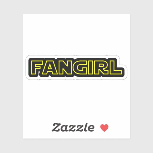 STICKER FANGIRL (Feuille)