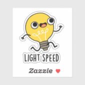 Sticker Fantaisie de vitesse lumineuse (Feuille)