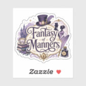 Sticker Fantaisie des manières (Feuille)