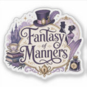 Sticker Fantaisie des manières (Devant)