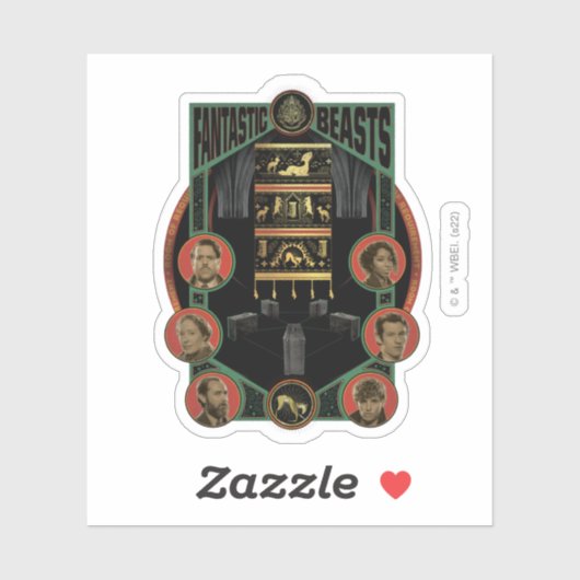 Sticker Fantastic Beasts Room of Requirement Graphic (Feuille)