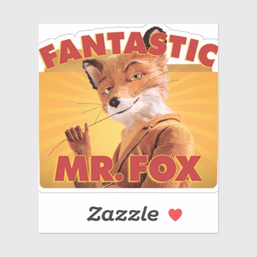 Sticker Fantastic Mr Fox (Feuille)