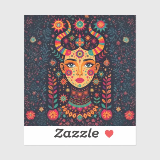 Sticker Fantastique fille (Feuille)