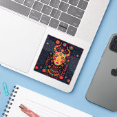 Sticker Fantastique fille (Ordinateur portable avec iPhone)