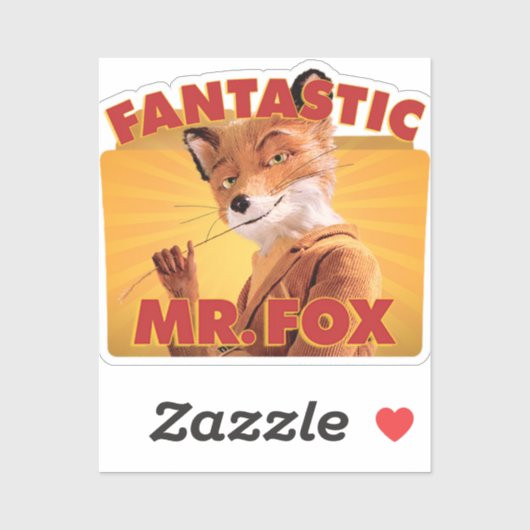 Sticker Fantastique Maître Renard (Feuille)