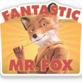 Sticker Fantastique Maître Renard (Recto)