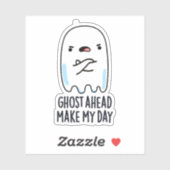 Sticker Fantôme À L'Avance Faire Ma Journée Drôle Fantôme  (Feuille)