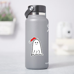 Sticker Fantôme avec Santa Hat