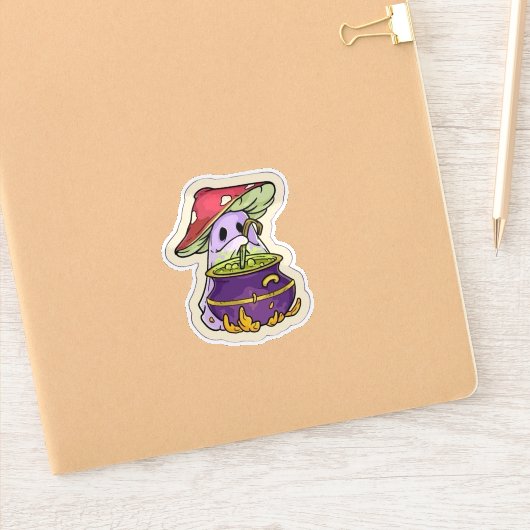 Sticker Fantôme Champignon (Carnet)