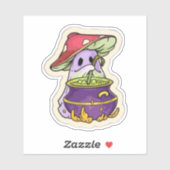 Sticker Fantôme Champignon (Feuille)