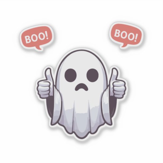 Sticker Fantôme De Désapprobation (Devant)