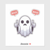 Sticker Fantôme De Désapprobation (Feuille)