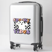 Sticker Fantôme de vibes éffrayantes (Sur valise)