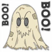 Sticker Fantôme mignon (Devant)