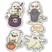 Sticker Fantômes d'Halloween (Devant)