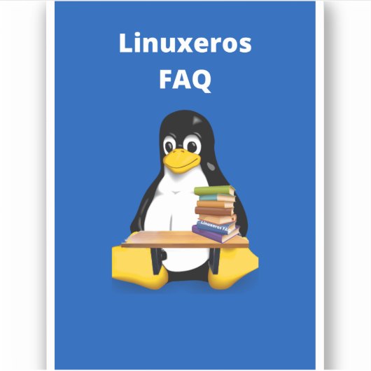Sticker FAQ Linuxeros (Devant)