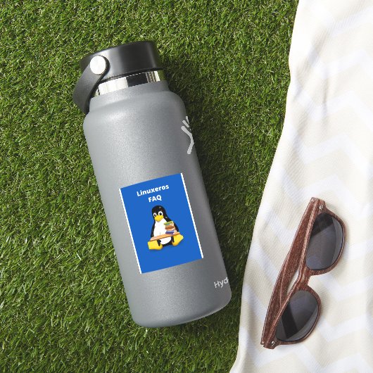 Sticker FAQ Linuxeros (HydroFlask Insitu)