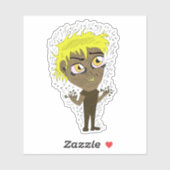 Sticker Farty Fingers Chibi (Feuille)