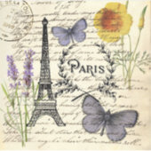 Sticker Fashion Salon SPA french eiffel tower Paris (Devant)