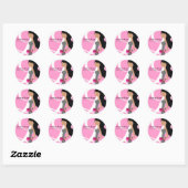 Sticker Fashionista 311-High Pink (Feuille)