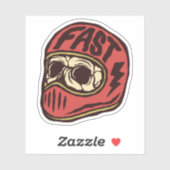 Sticker Fast Rider (Feuille)