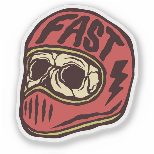 Sticker Fast Rider (Devant)