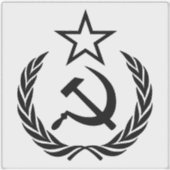 Sticker Faucille et marteau, URSS, CCCP, communisme (Devant)
