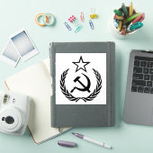 Sticker Faucille et marteau, URSS, CCCP, communisme (Couverture iPad)