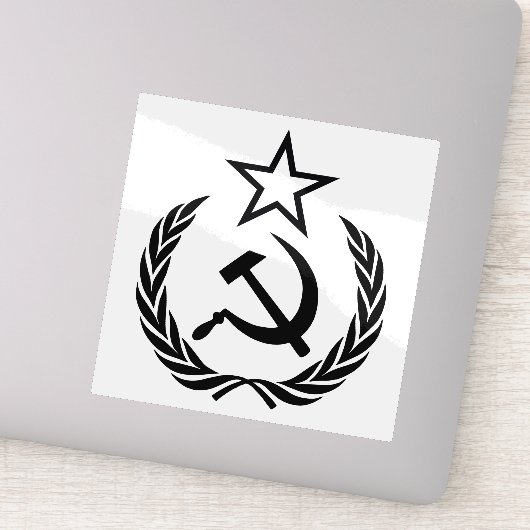 Sticker Faucille et marteau, URSS, CCCP, communisme (Détail)