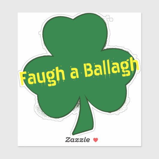 Sticker Faugh a Ballagh (Feuille)