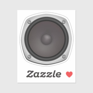 Sticker Faux Loudhaut-parleur