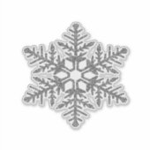 Sticker Faux Parties scintillant en argent Faux Faux (Devant)