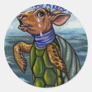 Sticker FAUX TURTLE Alice au pays des merveilles