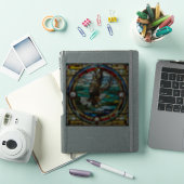 Sticker Faux Verre Teinté Aigle Royal  (Couverture iPad)