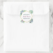 Sticker Faveur Fête des mariées Succulent (Sac)