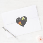 Sticker Favor de mariage de colibri (Enveloppe)