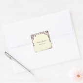 Sticker Favor de mariage de vignoble rustique - Vi (Enveloppe)