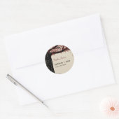 Sticker Favor de mariage en chêne (Enveloppe)