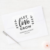 Sticker Favor de mariage | Laisser grandir l'amour (Enveloppe)
