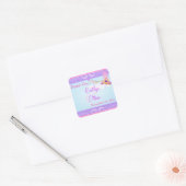 Sticker Favor de mariage rose, violet Conte de fée (Enveloppe)