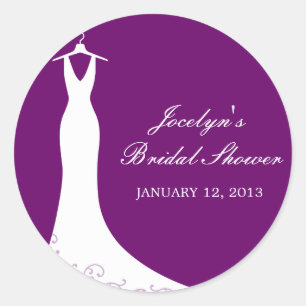 Sticker Favor Gown Couture (violet)