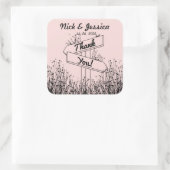 Sticker Favor Signes de Mariage (Sac)